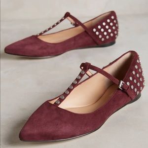 Anthropologie Valeda T-Straps, Belle by Sigerson Morrison